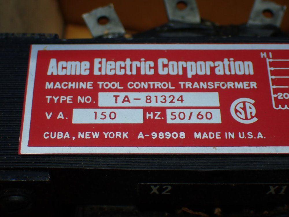 Acme Electric Dry Transformer - Ta-81324