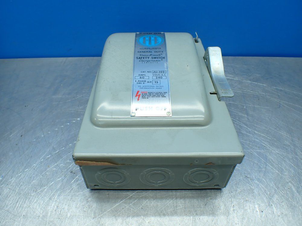 Ite Imperial 15hp General Duty Vacu-break Safety Switch - Ju-322