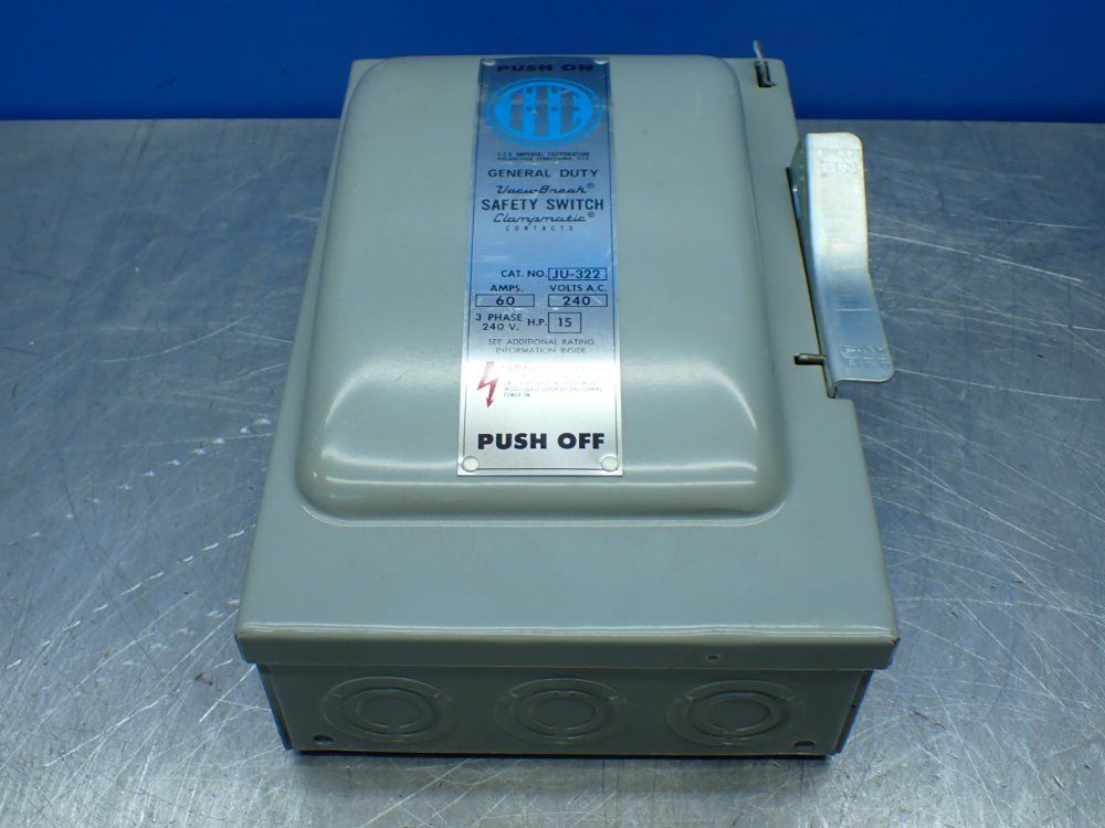 Ite Imperial 15hp General Duty Vacu-break Safety Switch - Ju-322