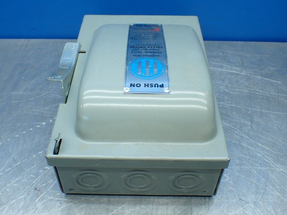 Ite Imperial 15hp General Duty Vacu-break Safety Switch - Ju-322