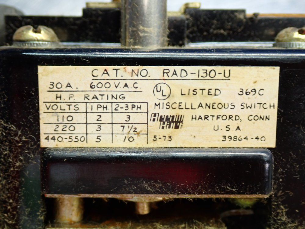 Arrowhart Magnetic Contactor Unit - Rad-130-u