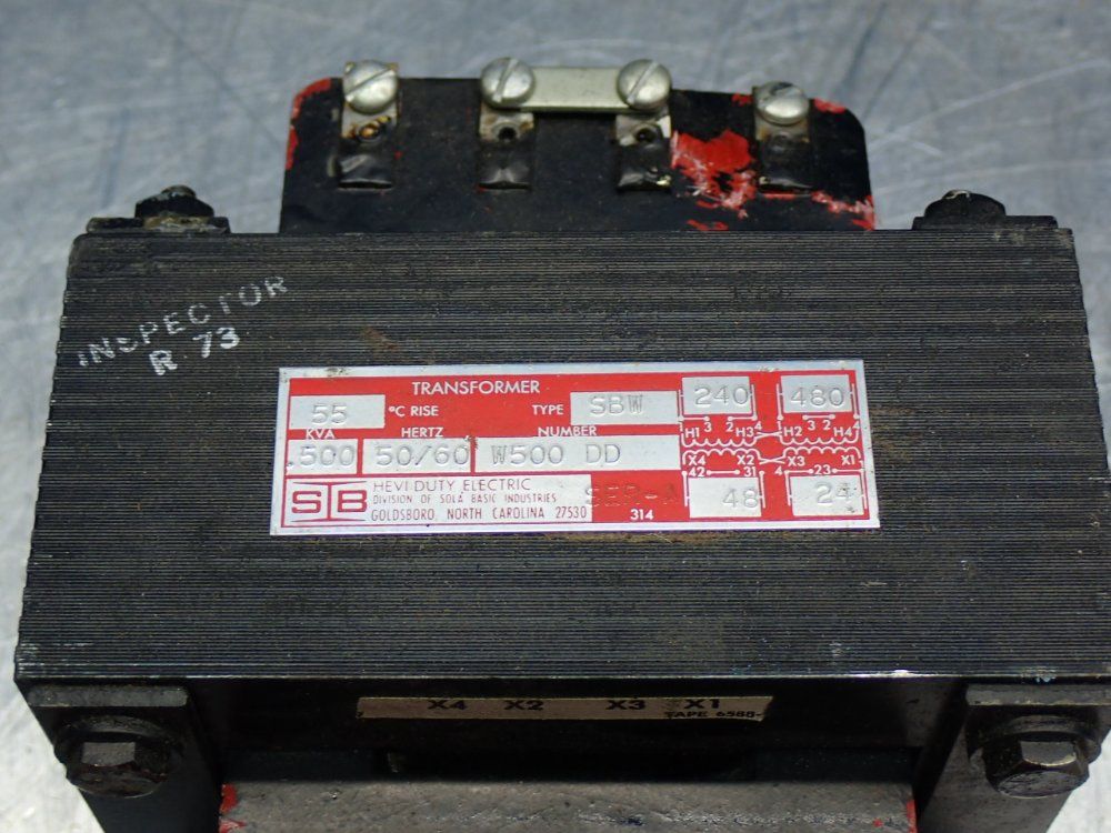 Hevi-duty Electric Control Transformer - W500dd