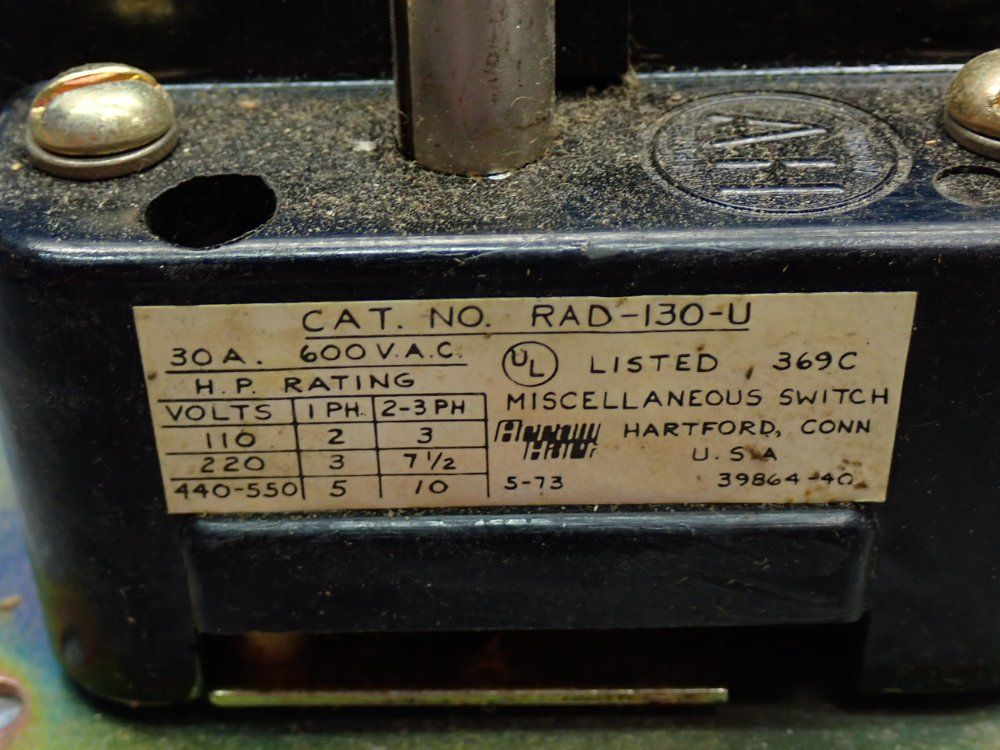 Arrow Hart Magnetic Contactor - Rad-130-u