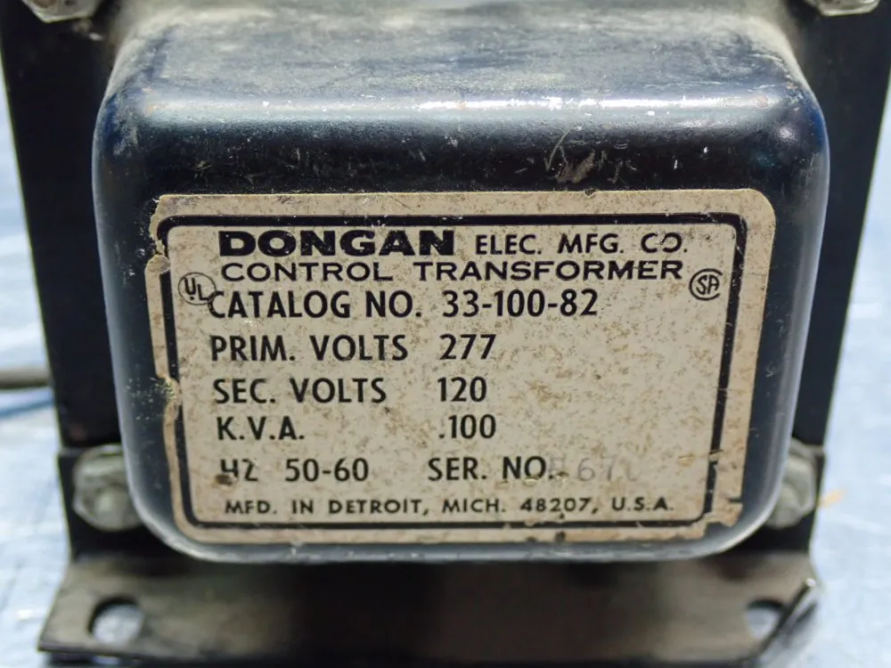 Dongan Control Transformer - 33-100-82