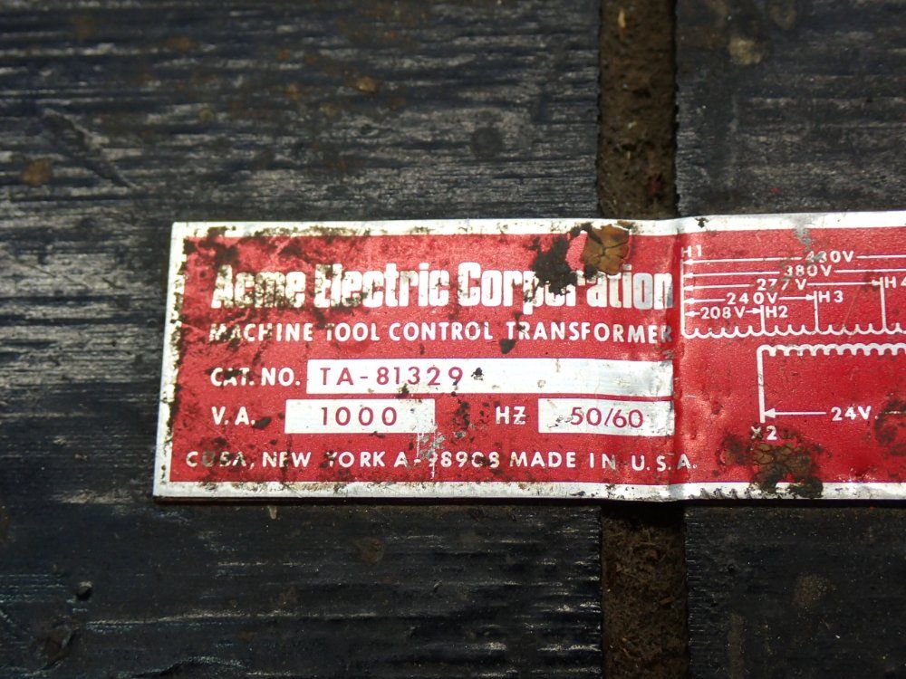 Acme Electric Dry Transformer - Ta-81329