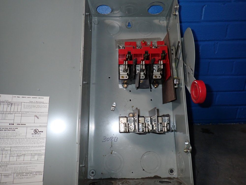 Eaton 100 A Heavy Duty Switch