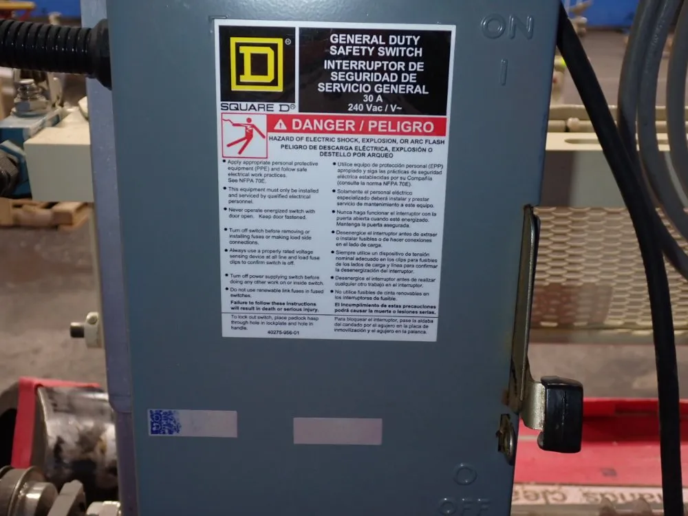 17x24 3 Mandrel Knife Cutter