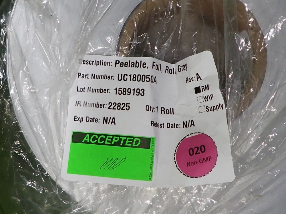 Peelable Foil Rolls