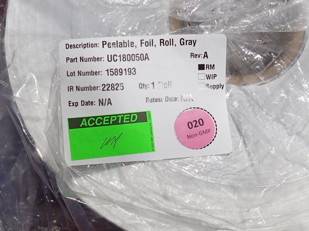 Peelable Foil Rolls