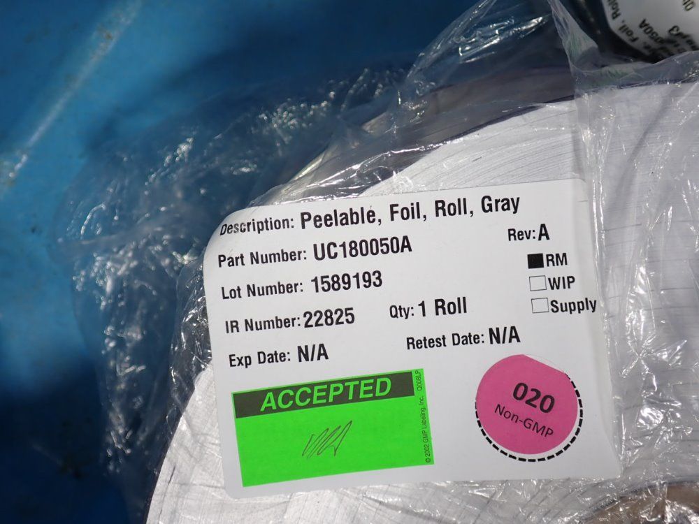 Peelable Foil Rolls