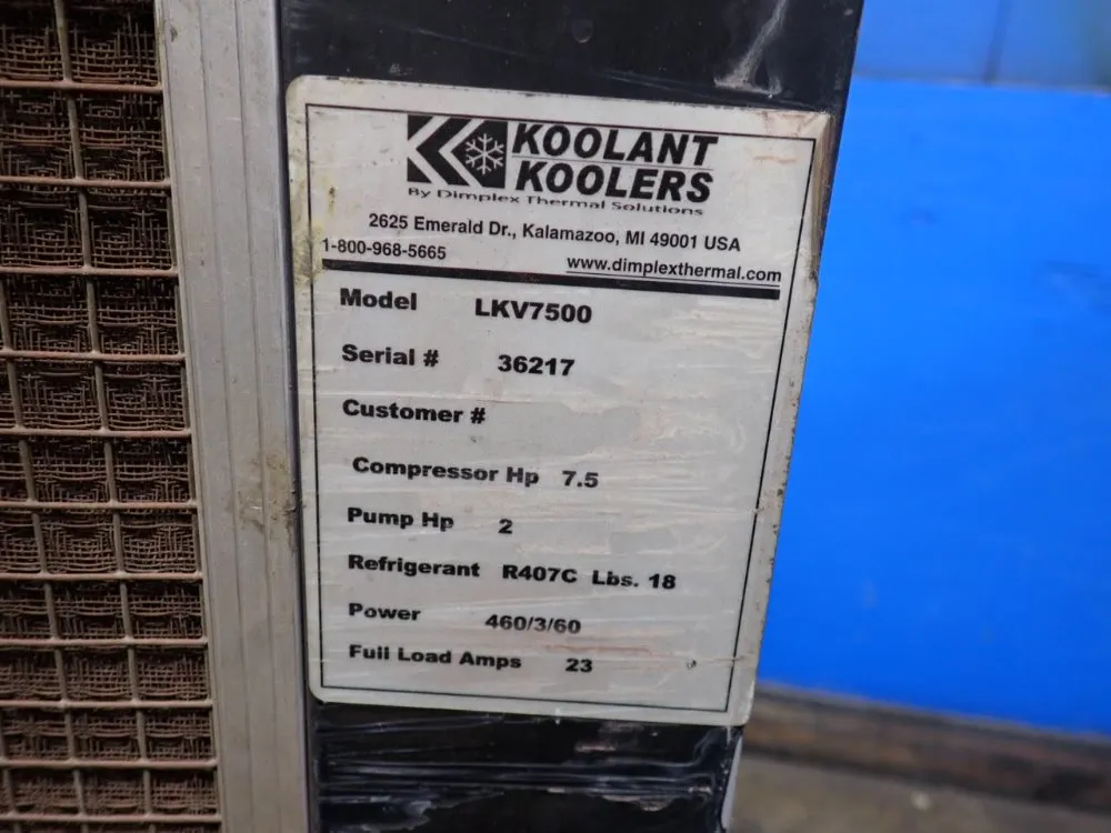 Koolant Koolers Chiller - Lkv7500