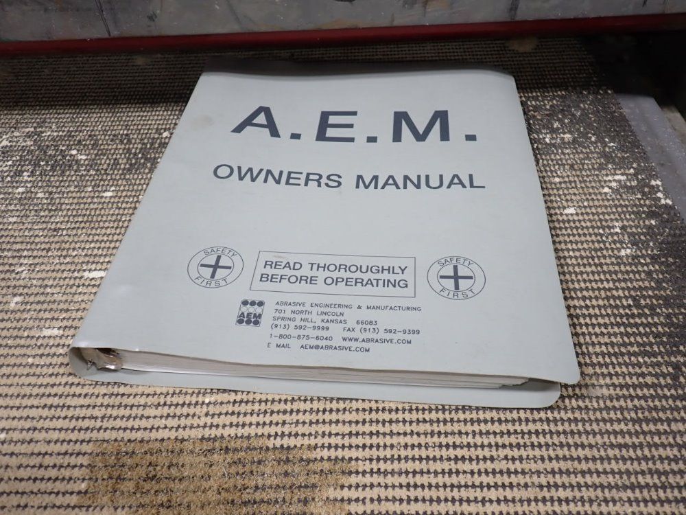 Abrasive Engineering & Manufacturing Inc 42" X 64" Belt Sander - 502-43 Wood