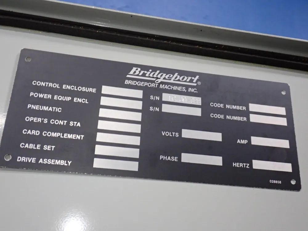 Bridgeport 14" X 16" Cnc Vmc - Torq-cut 30