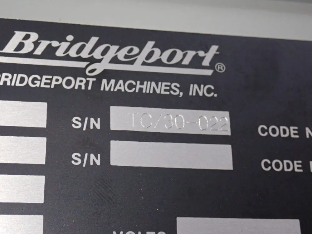 Bridgeport 14" X 16" Cnc Vmc - Torq-cut 30