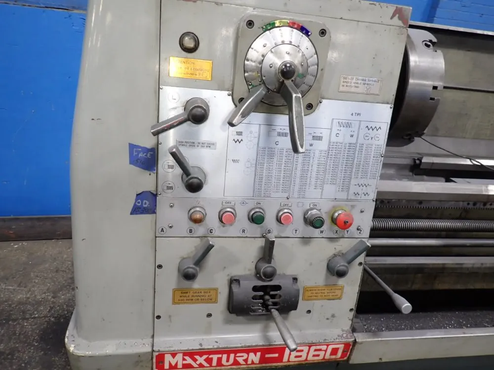 Turret Machinery Co 60" X 18" Maxturn-1860 Lathe - Phl1860
