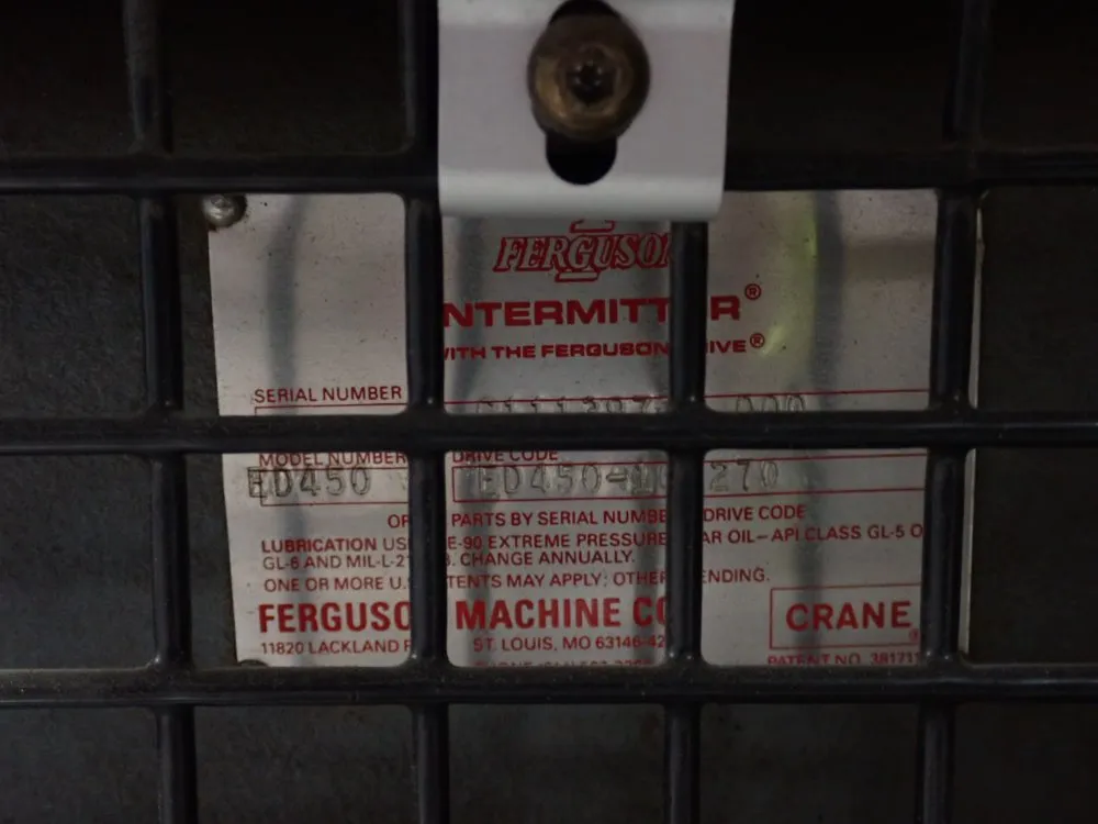 Ferguson Rotary Indexing Machine - Ed450