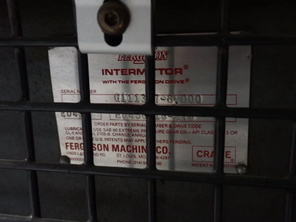 Ferguson Rotary Indexing Machine - Ed450