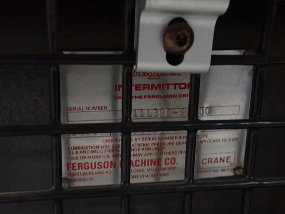 Ferguson Rotary Indexing Machine - Ed450