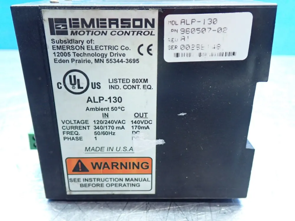 Emerson Auxiliary Power Supply - Alp-130