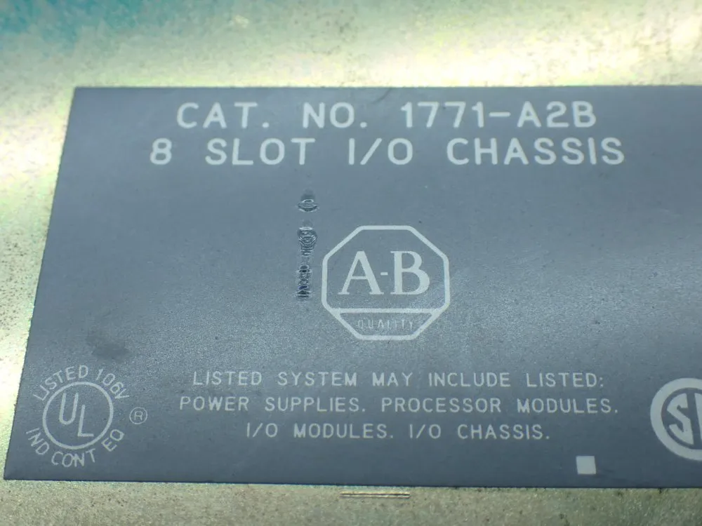 Allen-bradley 8-slot I/o Chassis - 1771-a2b
