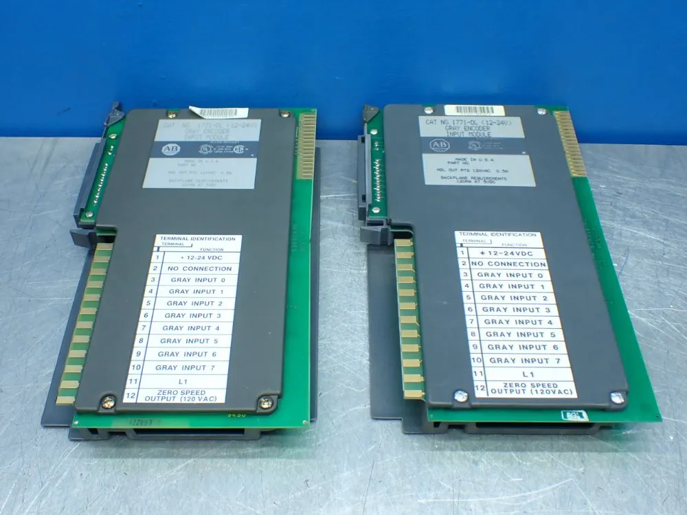 Allen-bradley 2 Gray Encoder Input Modules - 1771-dl