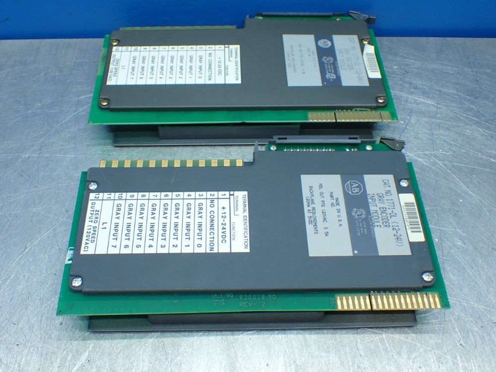 Allen-bradley 2 Gray Encoder Input Modules - 1771-dl