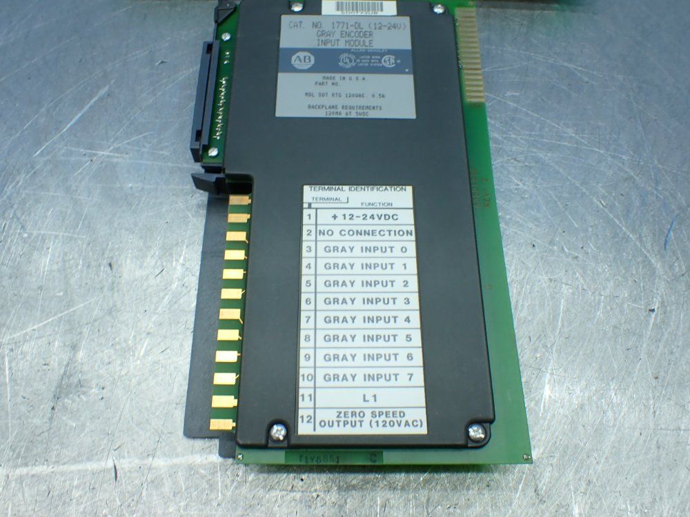 Allen-bradley 3 Gray Encoder Input Modules - 1771-dl