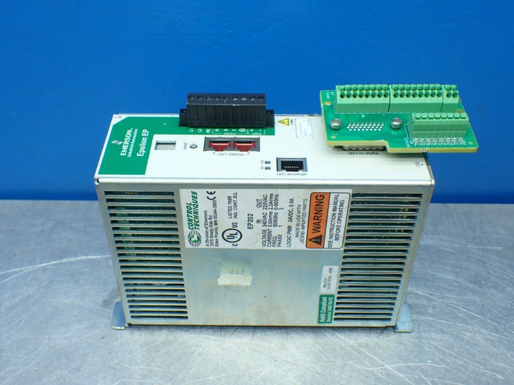 Control Techniques Epsilon Ep Programmable Servo Drive - Ep202-p00-enr0