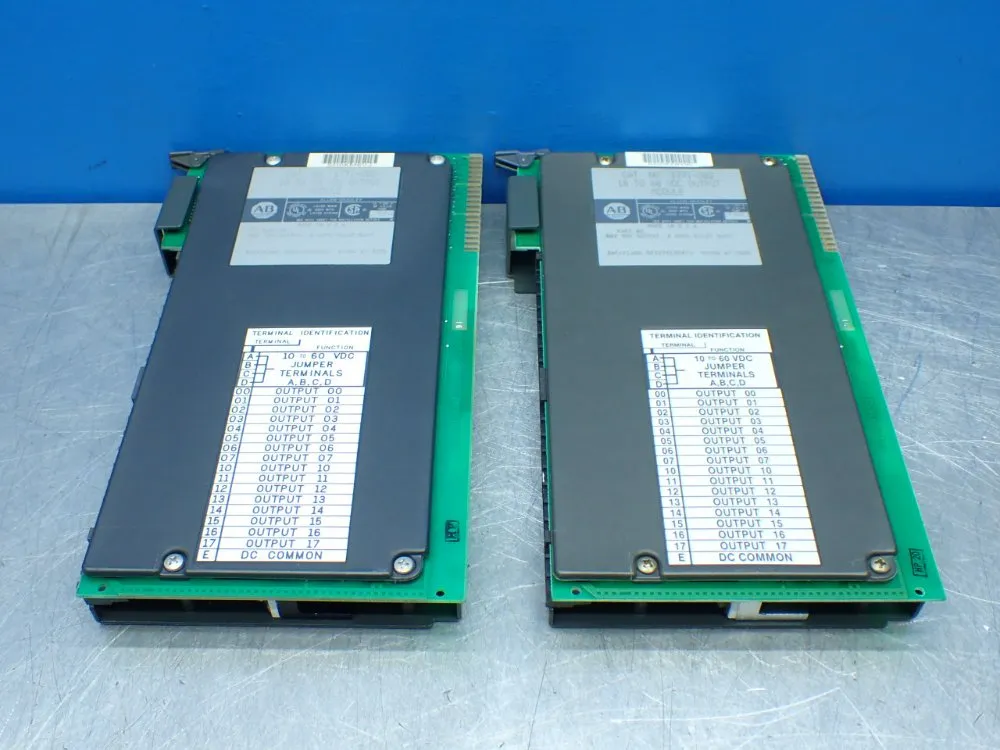Allen-bradley Two 10-60vdc Output Modules - 1771-obd