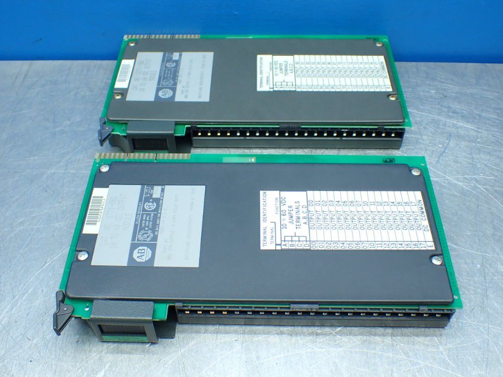 Allen-bradley Two 10-60vdc Output Modules - 1771-obd