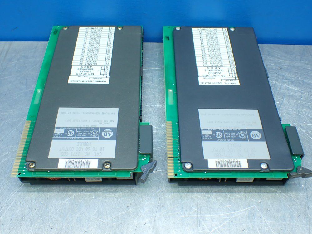 Allen-bradley Two 10-60vdc Output Modules - 1771-obd