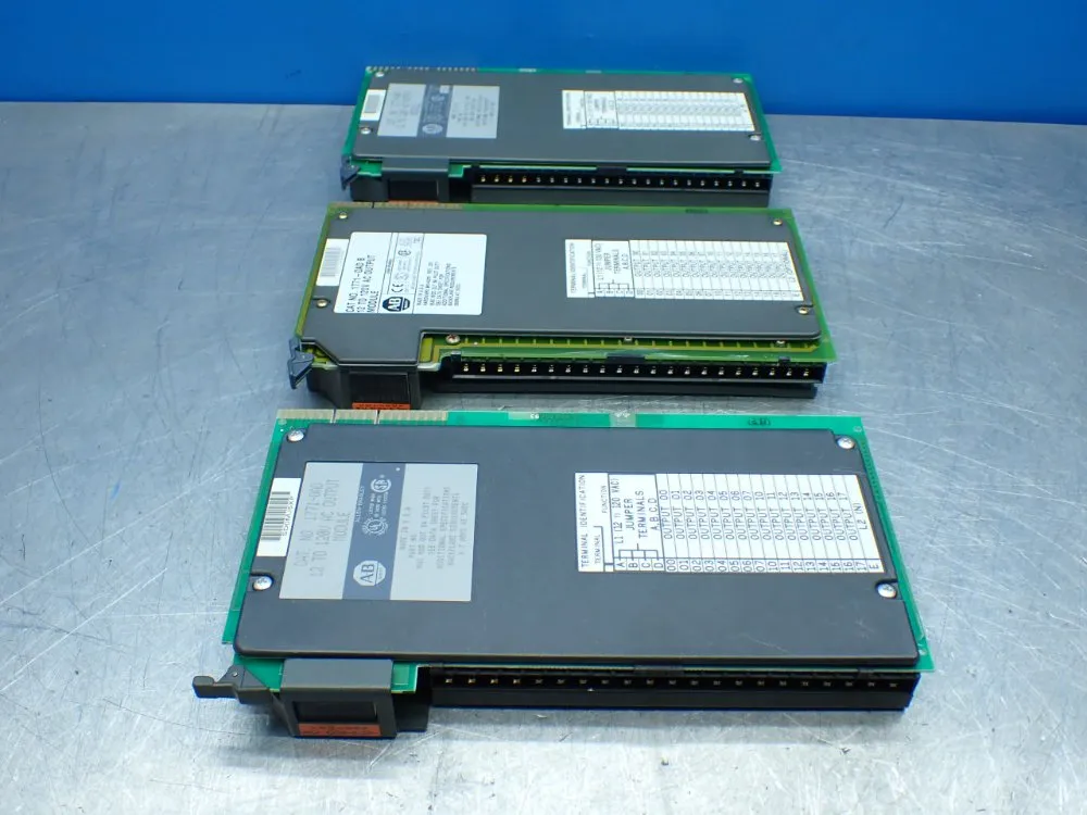 Allen-bradley Three 1771-oad 12-120v Ac Output Modules - 1771-oad