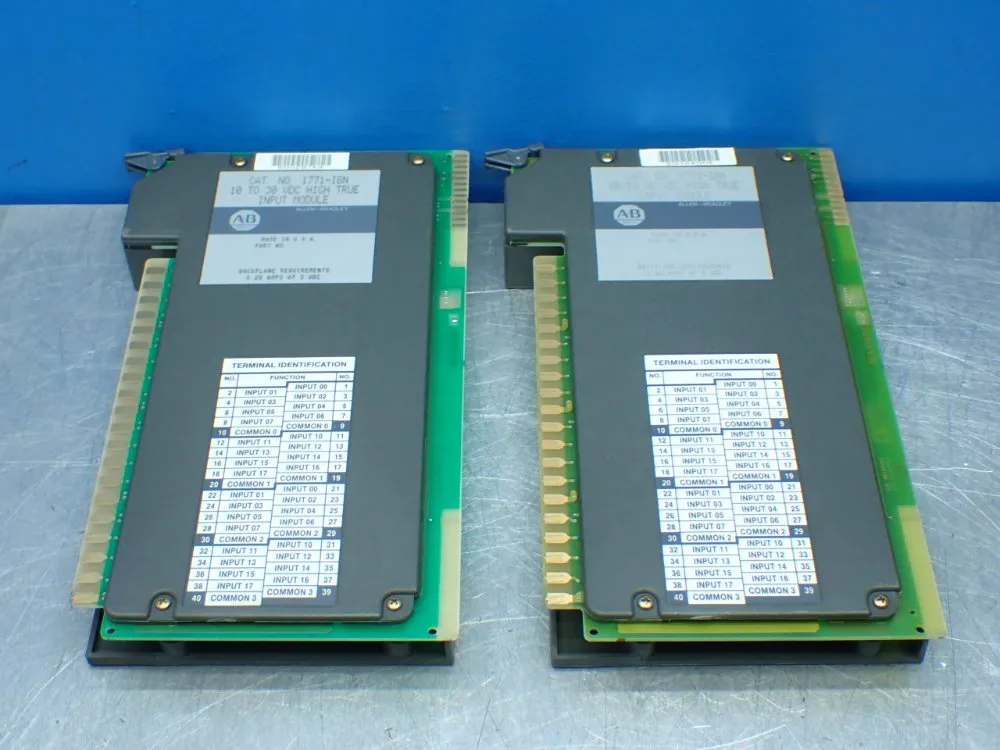 Allen-bradley Two 10-30vdc High True Input Modules - 1771-ibn