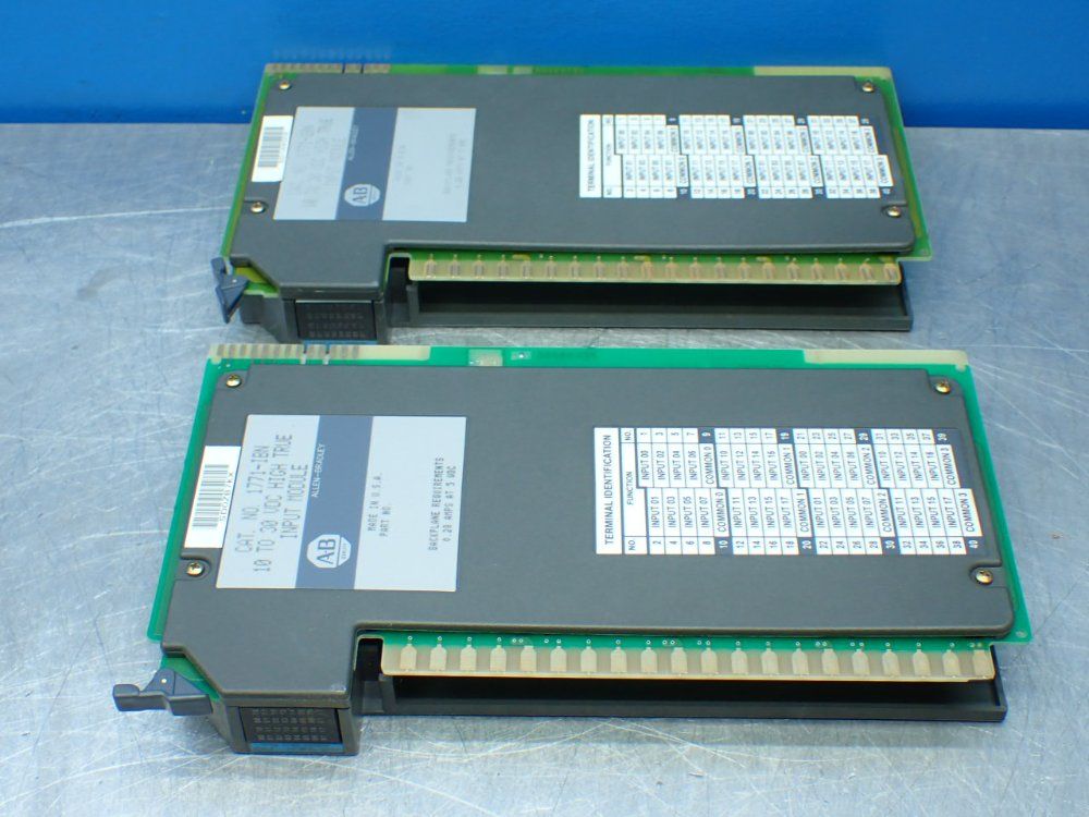 Allen-bradley Two 10-30vdc High True Input Modules - 1771-ibn