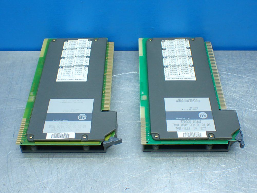 Allen-bradley Two 10-30vdc High True Input Modules - 1771-ibn