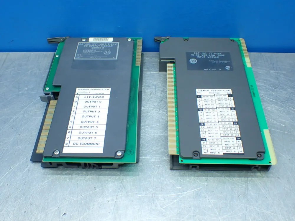 Allen-bradley 2pcs Allen-bradley Plc Lot 1771-ivn & 1771-ob - 1771-ivn