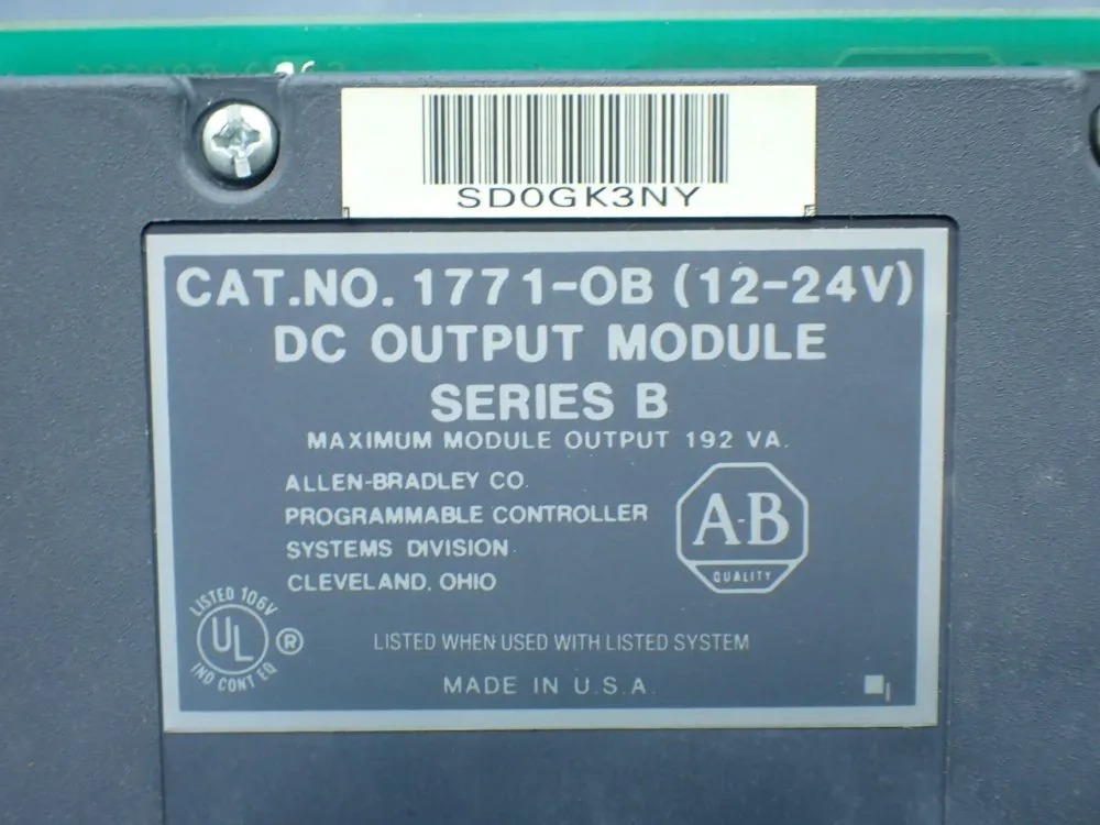Allen-bradley 2pcs Allen-bradley Plc Lot 1771-ivn & 1771-ob - 1771-ivn