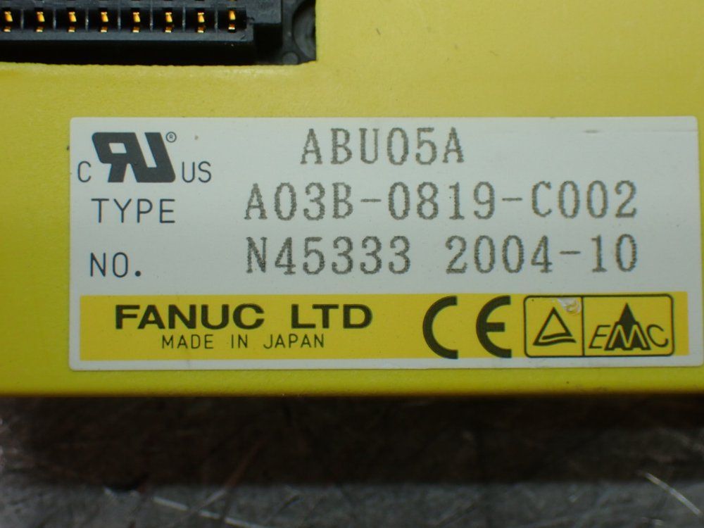 Fanuc 2 Five Slot I/o Backplanes - A03b-0819-c002