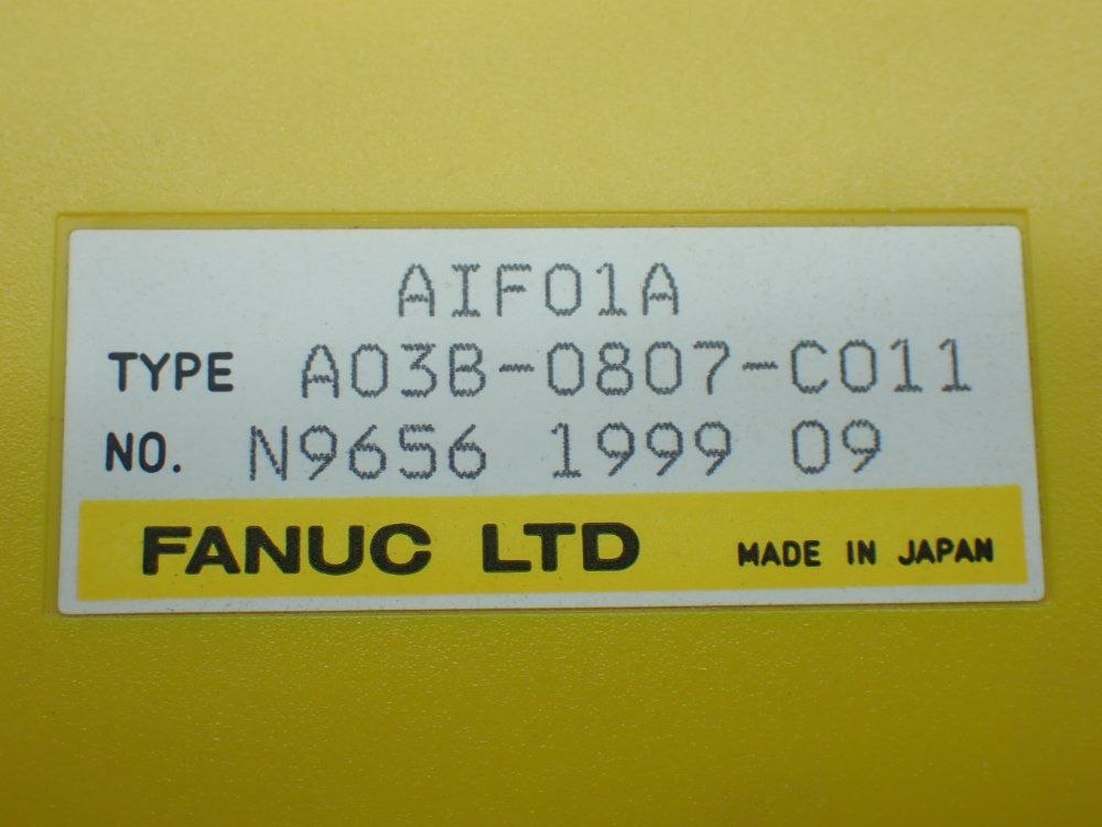 Fanuc 2 I/o Interface Modules - A03b-0807-c011