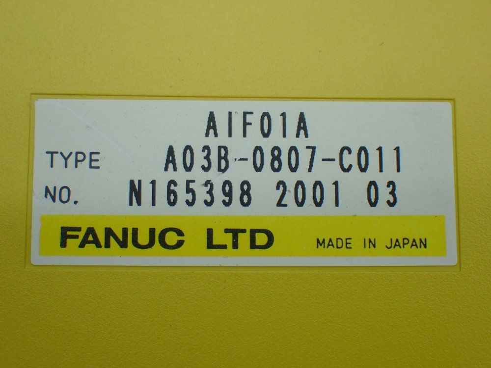 Fanuc 2 I/o Interface Modules - A03b-0807-c011