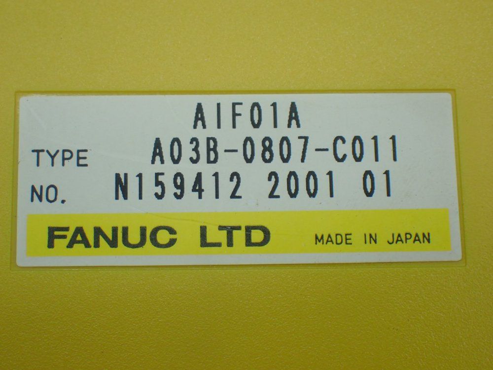 Fanuc 3 I/o Interface Modules - A03b-0807-c011