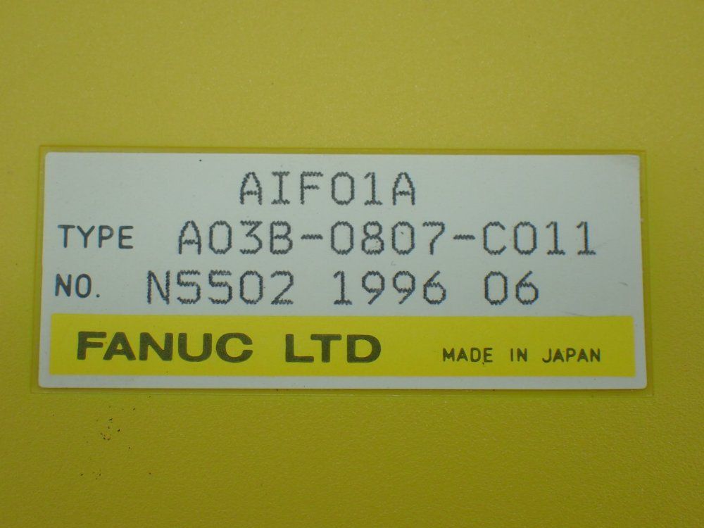 Fanuc 3 I/o Interface Modules - A03b-0807-c011