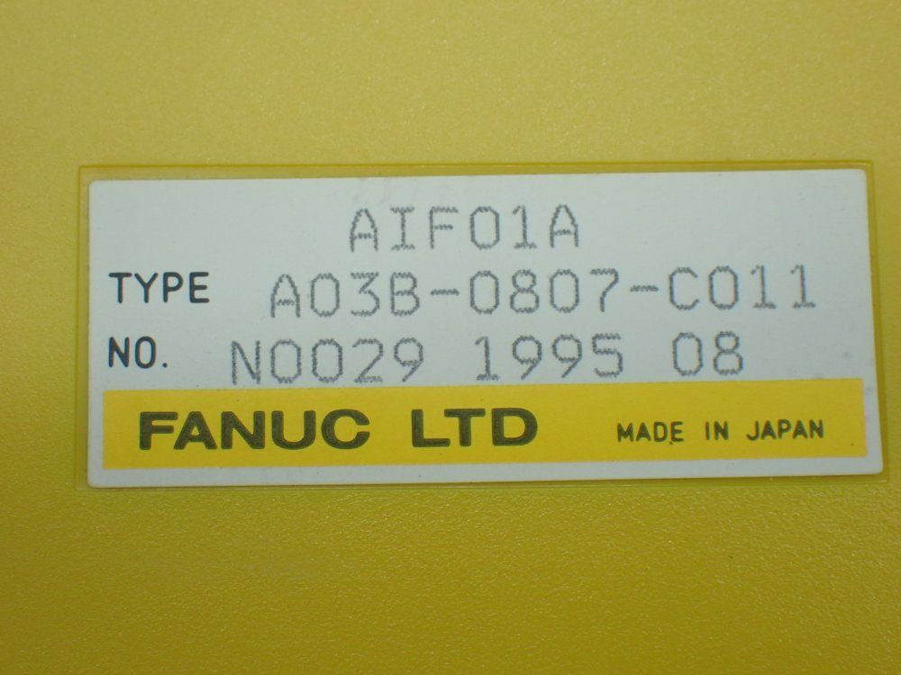 Fanuc 3 I/o Interface Modules - A03b-0807-c011