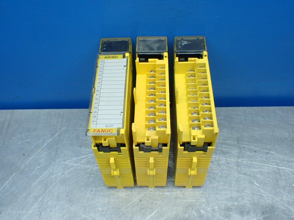 Fanuc 3 Digital Input Modules - A03b-0807-c104