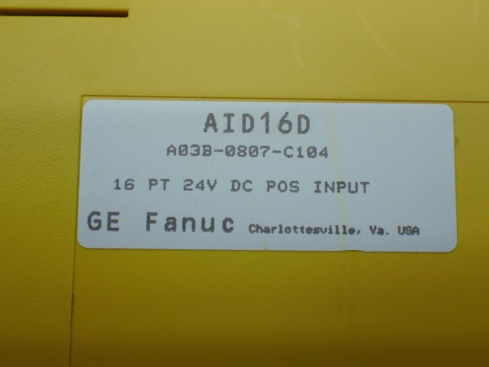 Fanuc 3 Digital Input Modules - A03b-0807-c104