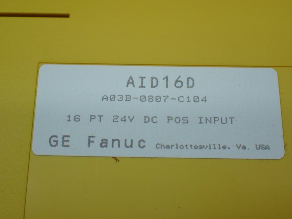 Fanuc 4 Digital Input Modules - A03b-0807-c104