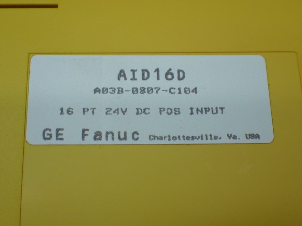 Fanuc 4 Digital Input Modules - A03b-0807-c104