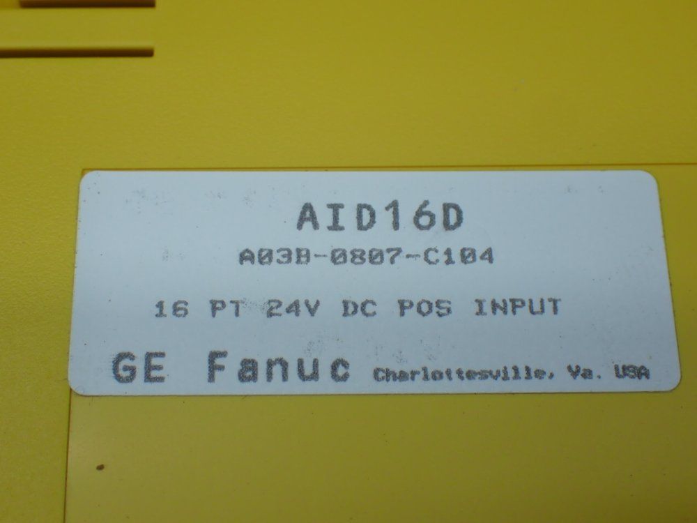 Fanuc 4 Digital Input Modules - A03b-0807-c104
