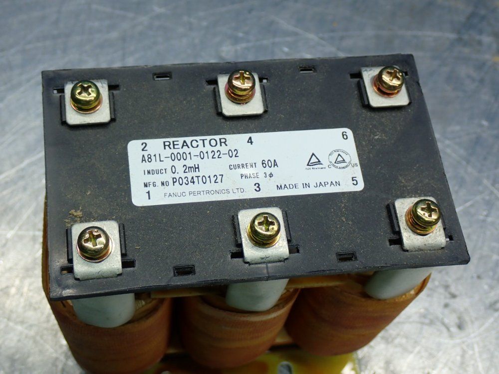 Fanuc Ac Line Reactor Transformer - A81l-0001-0122-02