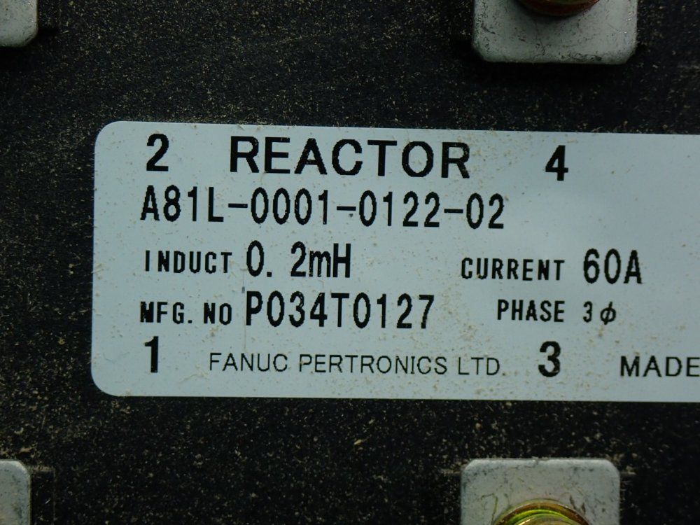 Fanuc Ac Line Reactor Transformer - A81l-0001-0122-02